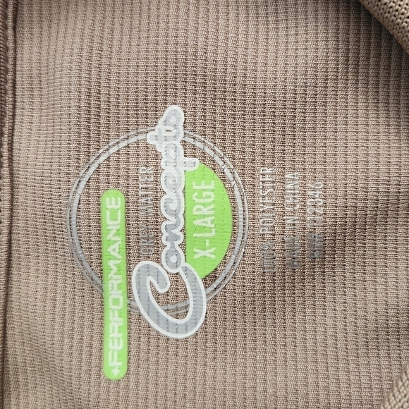 3/$20 grey matter concepts tan performance polo shirt - Picture 4 of 6